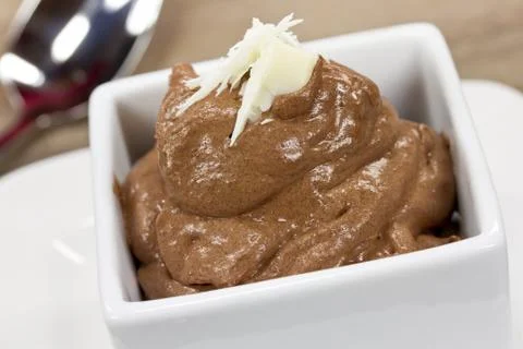 Chocolate mousse Stock Photos