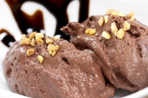 Chocolate mousse Stock Photos