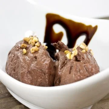 Chocolate mousse Stock Photos