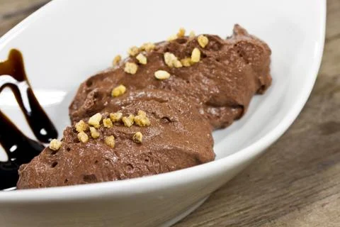 Chocolate mousse Stock Photos