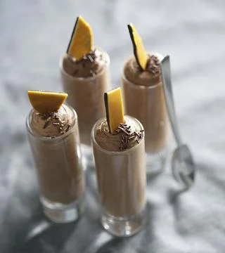 Chocolate Mousse Stock-Fotos