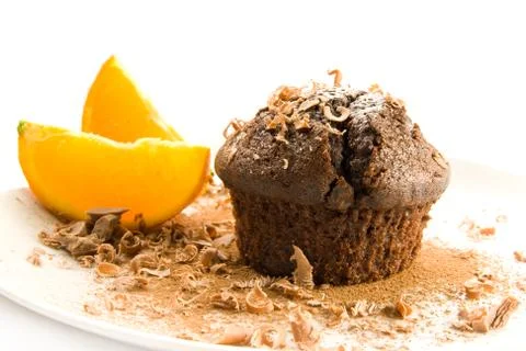 Chocolate muffin Stock Photos