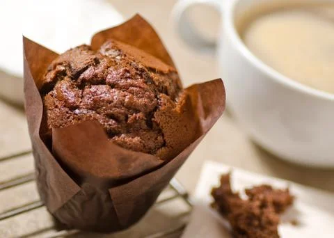 Chocolate muffin Foto stock