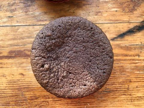 The chocolate muffin Stock Photos