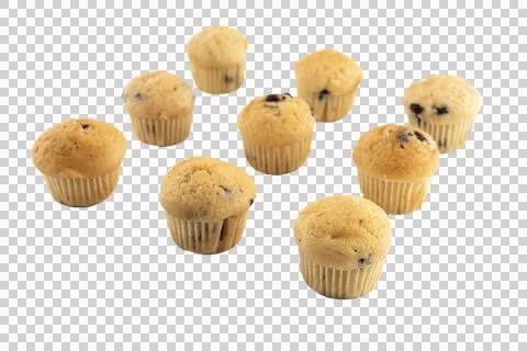 Chocolate muffins Stock Photos