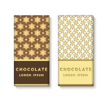 Chocolate with muslim pattern Stock Illustration