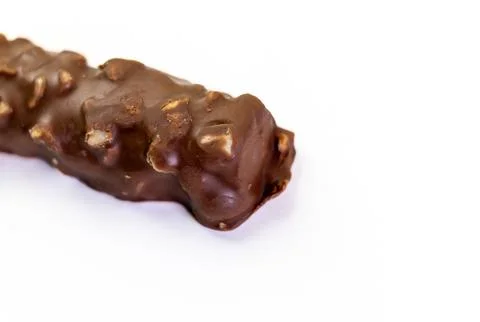 Chocolate Nut Bar Stock Photos