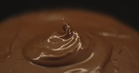Chocolate nut paste close up Stock Footage 130739992