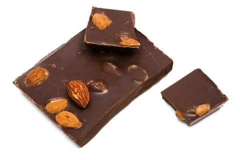 Chocolate with nuts Foto stock