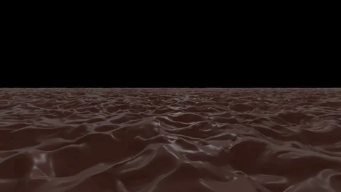 Chocolate Ocean loopable with Alpha Channel 스톡 동영상 133258937