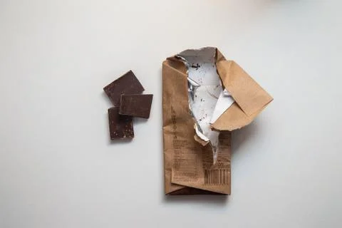 Chocolate packaging. chocolate bars Stock Photos