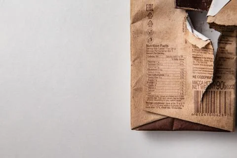 Chocolate packaging. chocolate bars Stock Photos