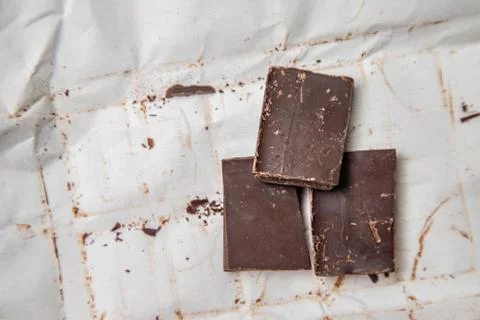 Chocolate packaging. chocolate bars Stock Photos