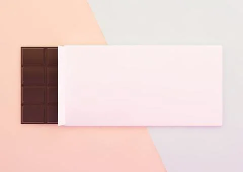 Chocolate packaging Illustrazione stock