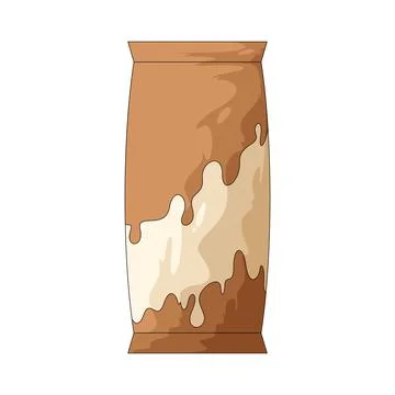 Chocolate packaging illustration Stock Illustration