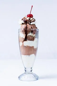 Chocolate parfait Stock Photos