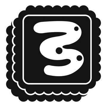 Chocolate paste biscuit icon simple vector. Spread jar イラスト素材