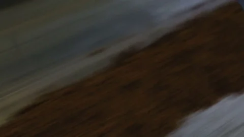 Chocolate paste moves along the conveyor. Production line for the production of Stock Footage 74204145