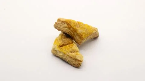 Chocolate pastry cake with a triangular shape Foto stock