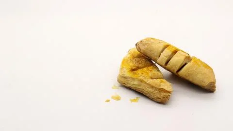 Chocolate pastry cake with a triangular shape Foto stock