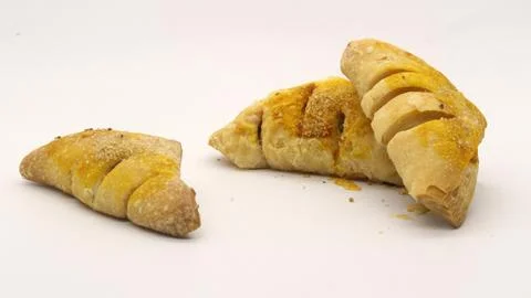 Chocolate pastry cake with a triangular shape 스톡 사진