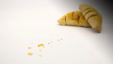 Chocolate pastry cake with a triangular shape Stock Photos