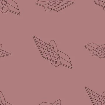 Chocolate pattern 1 Stock-Illustration