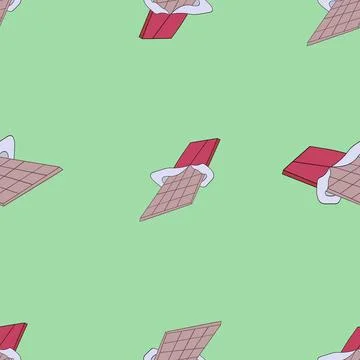 Chocolate pattern 2 Иллюстрация