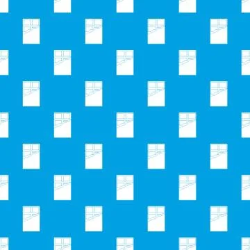 Chocolate pattern seamless blue Illustrazione stock