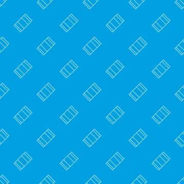 Chocolate pattern vector seamless blue Stock Illustration