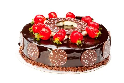 Chocolate pie Stock Photos