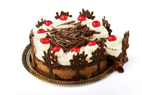 Chocolate pie Stock Photos