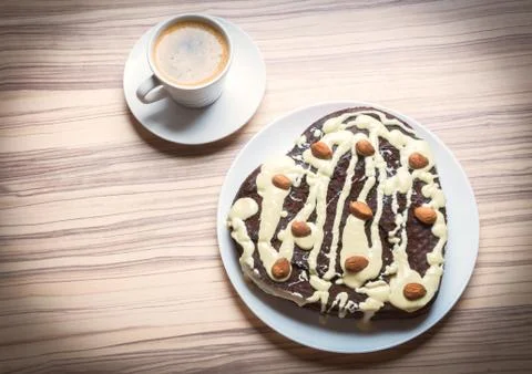 Chocolate pie Foto stock