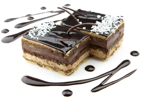Chocolate pie Stock Photos