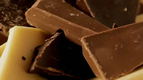 Chocolate Pieces Video stock 11024890