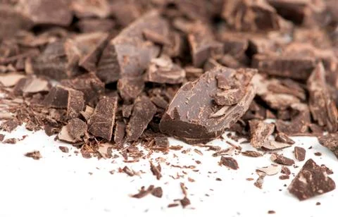Chocolate pieces Photos