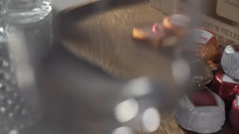 Chocolate on a plate Stock Footage 171691276