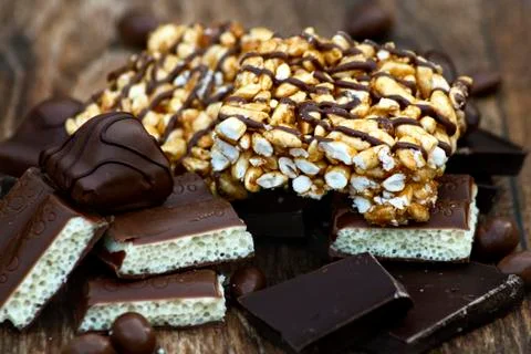 Chocolate platter Stock Photos