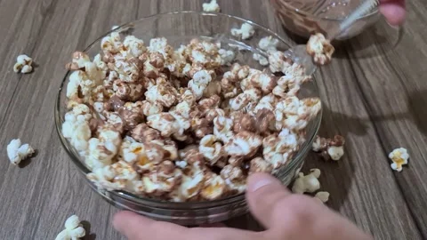 Chocolate popcorn Видео 157443751