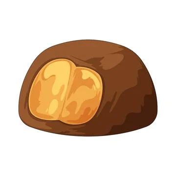 Chocolate praline illustration 库存插图