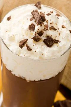 Chocolate pudding Stock Photos