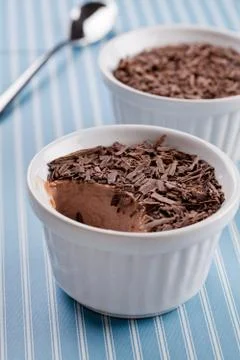 Chocolate pudding Foto stock