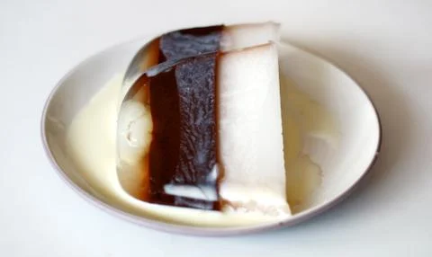 Chocolate pudding Stock Photos