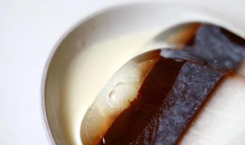Chocolate pudding Stock Photos