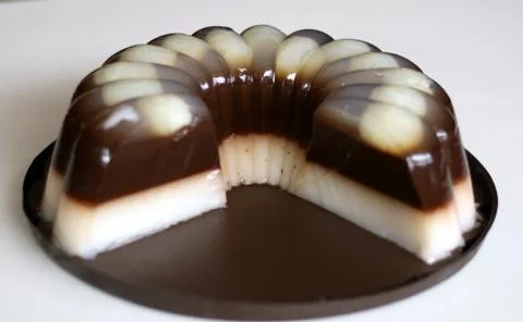 Chocolate pudding Stock Photos
