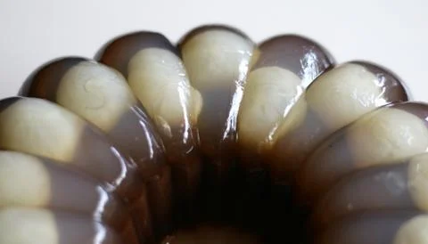 Chocolate pudding Stock Photos