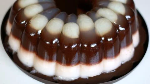 Chocolate pudding Stock Photos