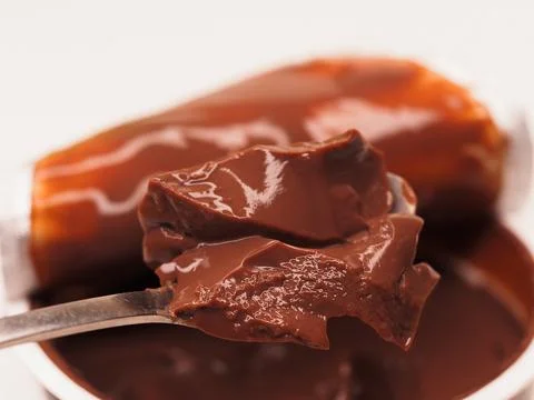 Chocolate Pudding Stock Photos