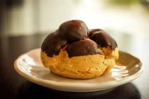 Chocolate puff Stock Photos