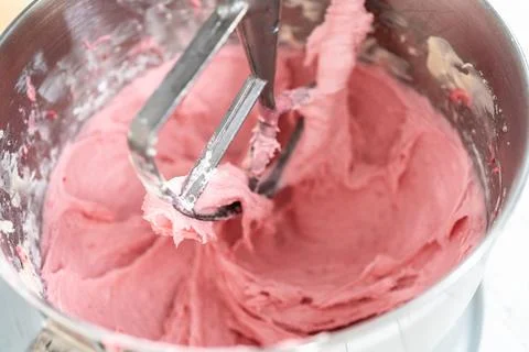 Chocolate raspberry cupcakes Stock Photos